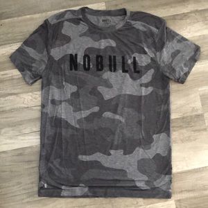 Nobull Camo Shirt Grey